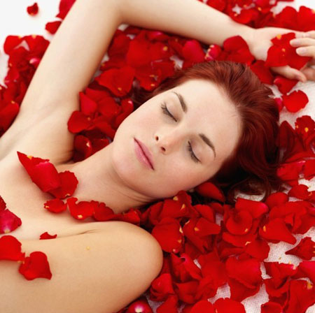 Trắng da với các loại hoa